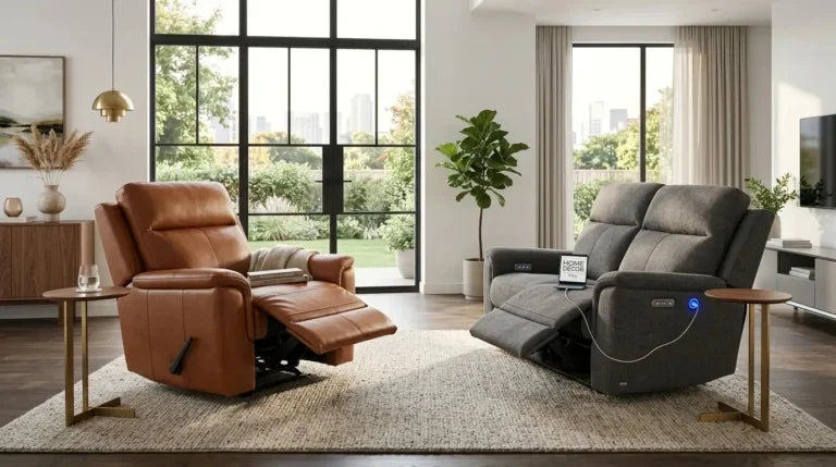 Electric Recliner vs Manual Recliner: Which Recliner Lounge Is Right for Your Home?
