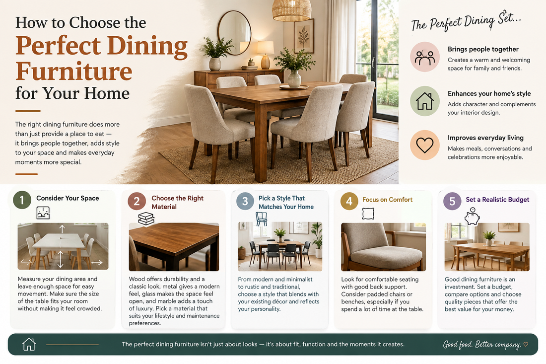 How to Choose the Perfect Dining Furniture for Your Home