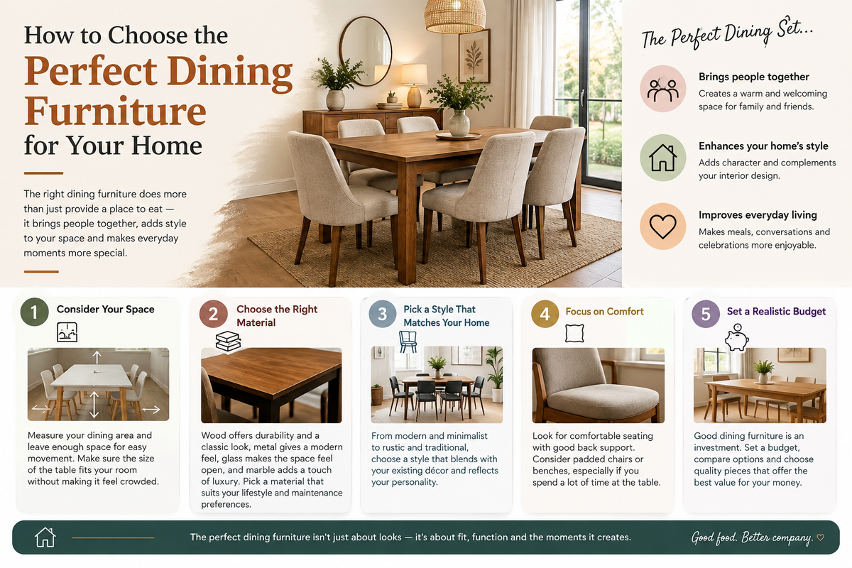 How to Choose the Perfect Dining Furniture for Your Home