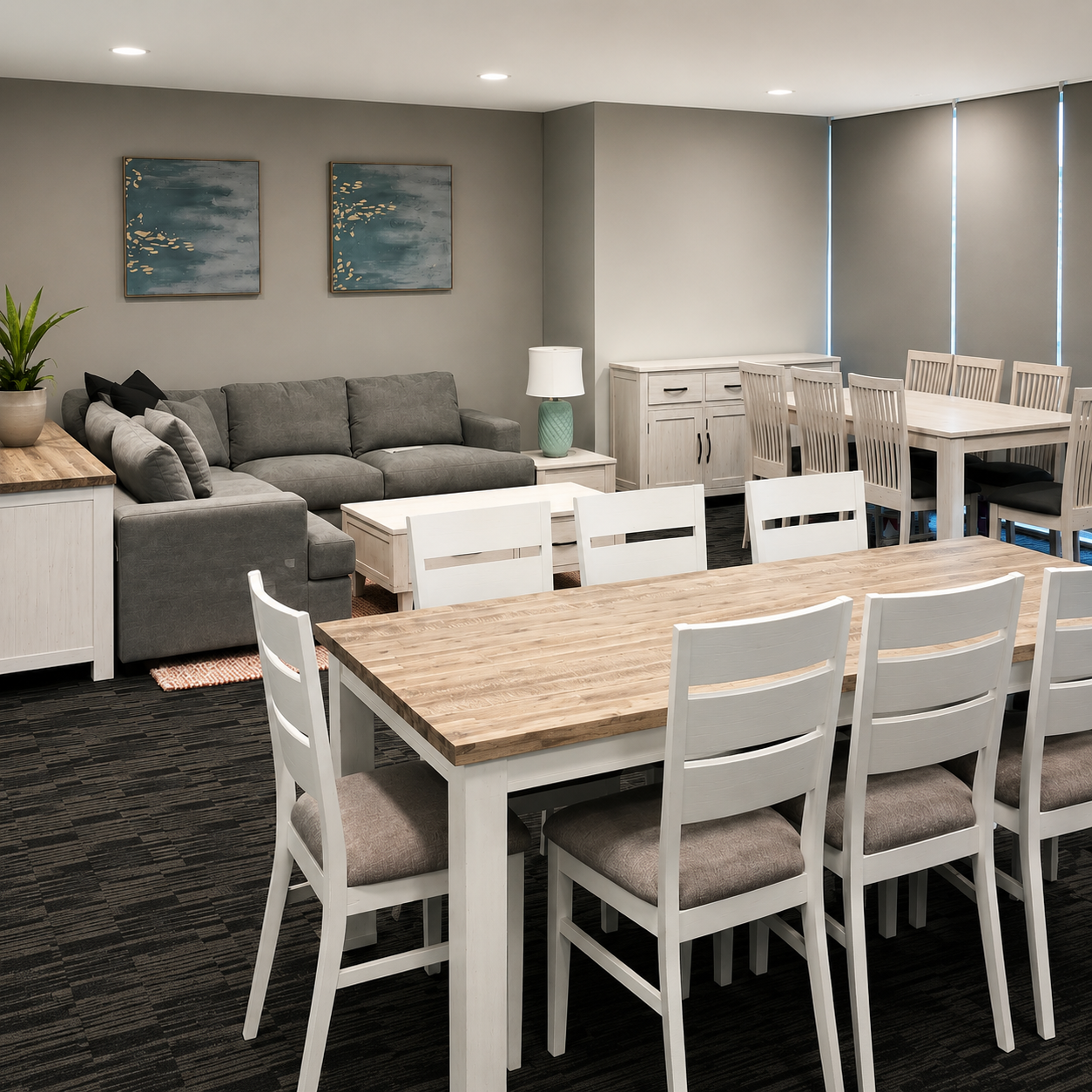 Horizon 9pc Dining Table Chair Set