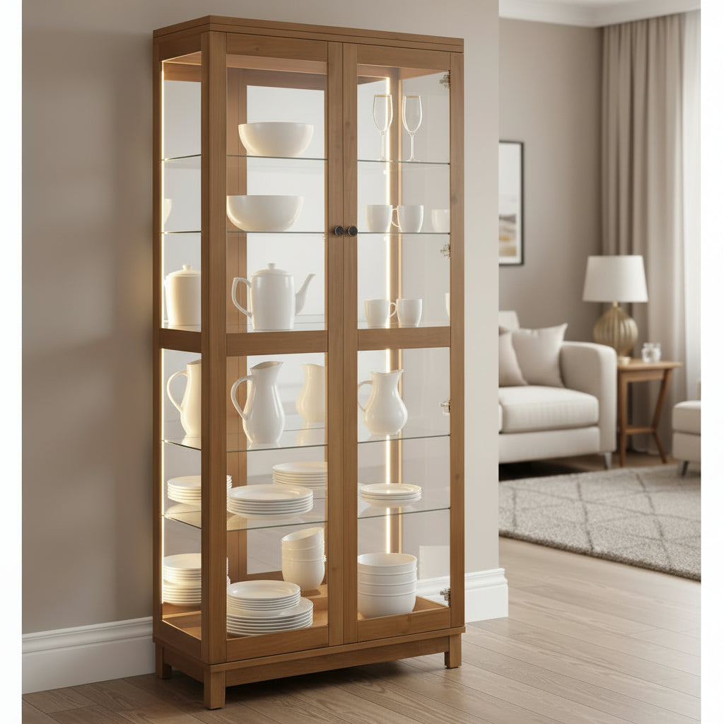 Esperance Cabinet- Rustic Walnut