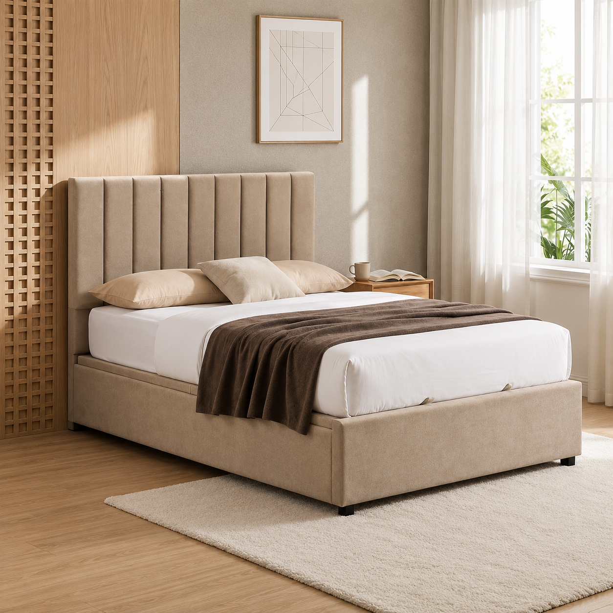 Atlas  Bed with Front Gaslift