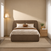 Elara Queen Bed - Cocoa