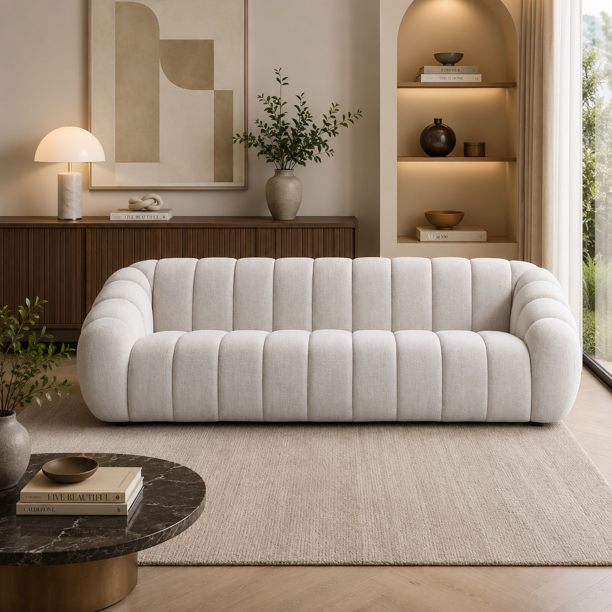 KENYA FAB 4 SEATER SOFA