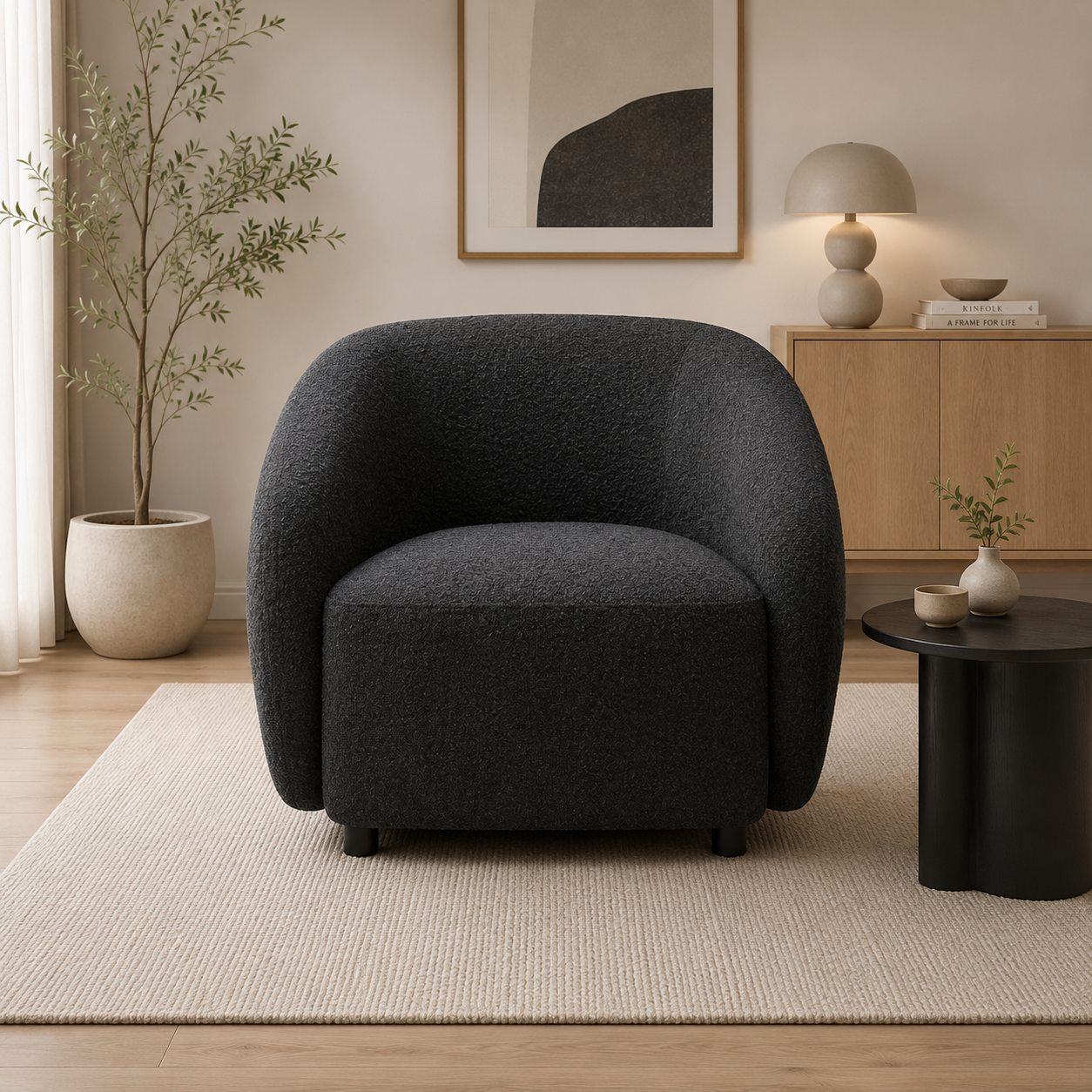 ASPEN BOUCLE ARMCHAIR