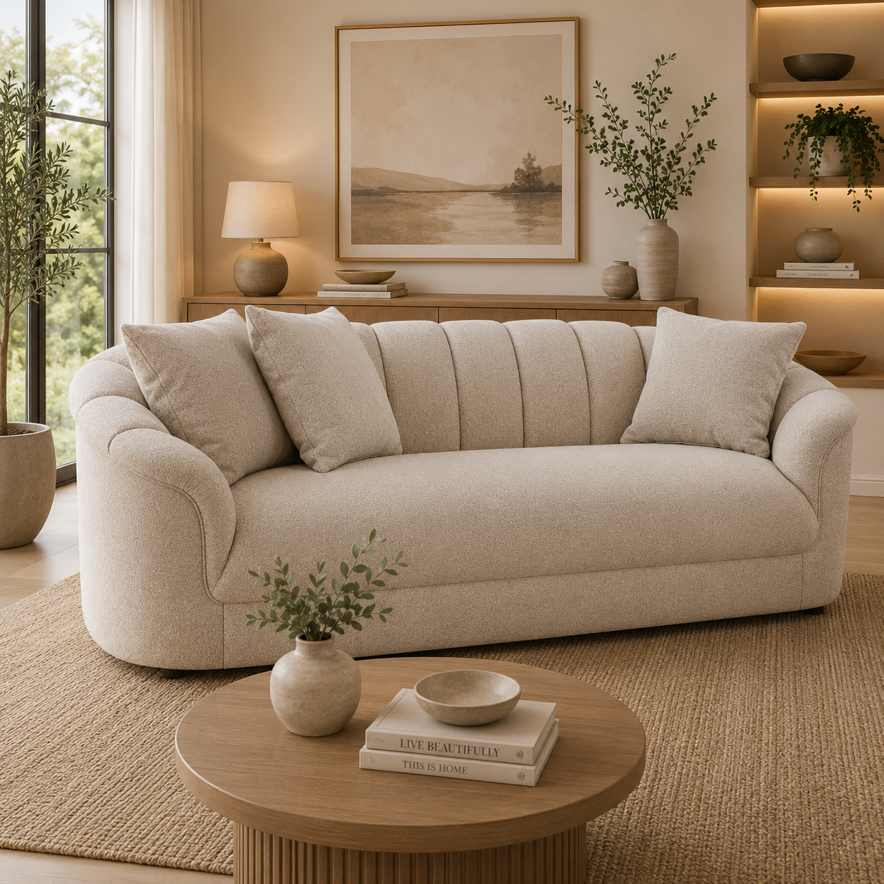 EASTWOOD FAB 3 SEATER SOFA