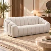 Kenya 3 Seater Sofa - Beige