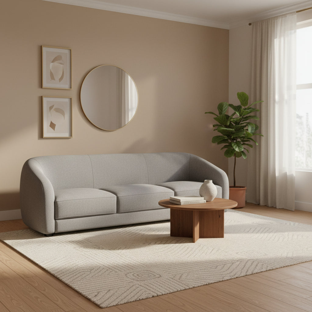 CLEO FAB 3 SEATER SOFA