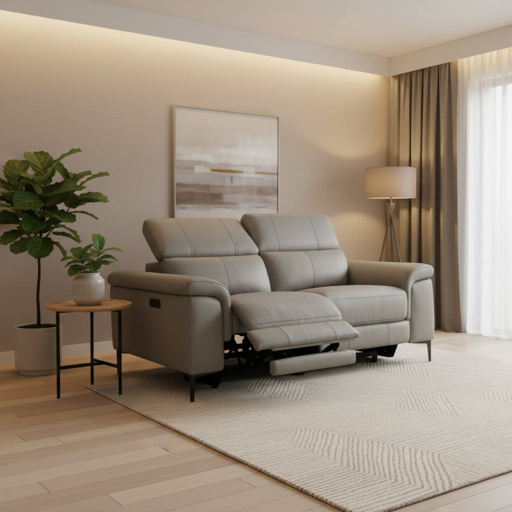 Kevin Leather 2 Seater