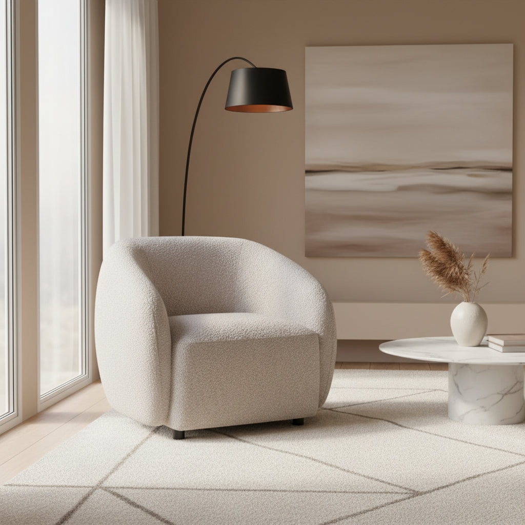 ASPEN BOUCLE ARMCHAIR