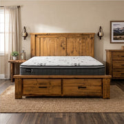 Oxley Pine Timber Queen Bed