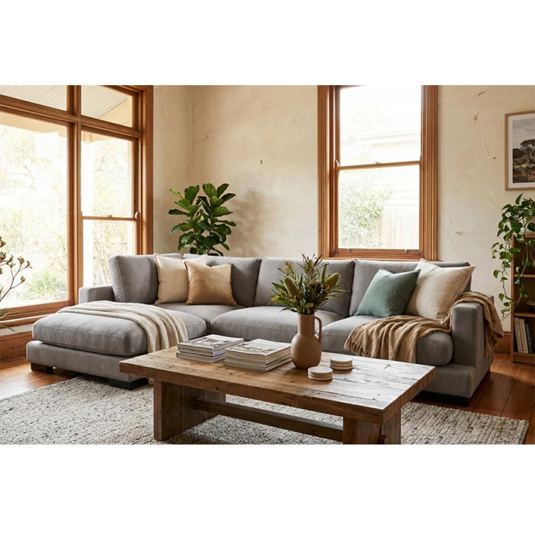 Zule L-Shape Comfy Lounge