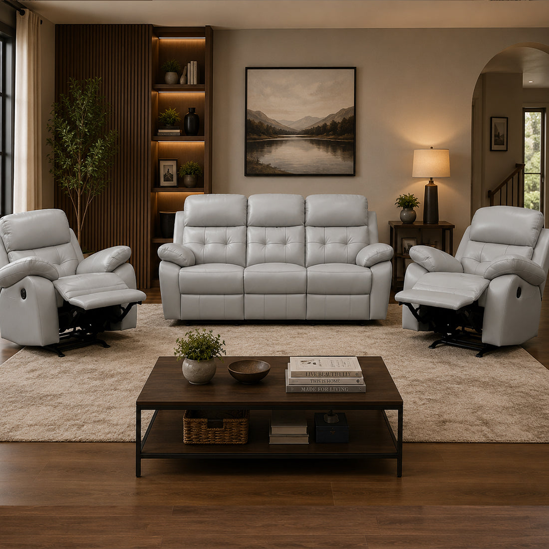Colin 3+1+1 with Manual Recliner