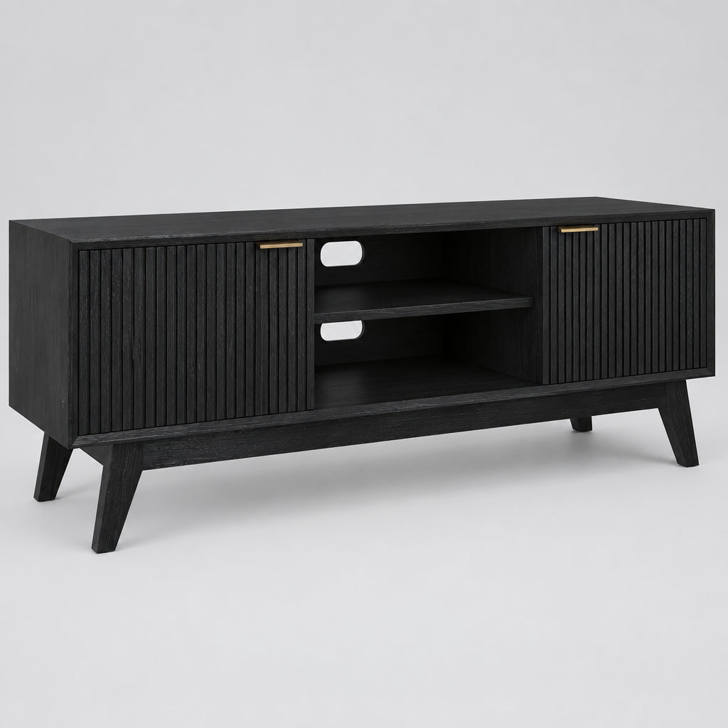 ELLA MEDIUM 2DR ETU 170X42X60CM-BRUSHED BLK