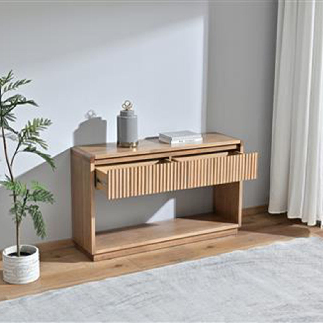 BALMAIN 2DRW CONSOLE TABLE