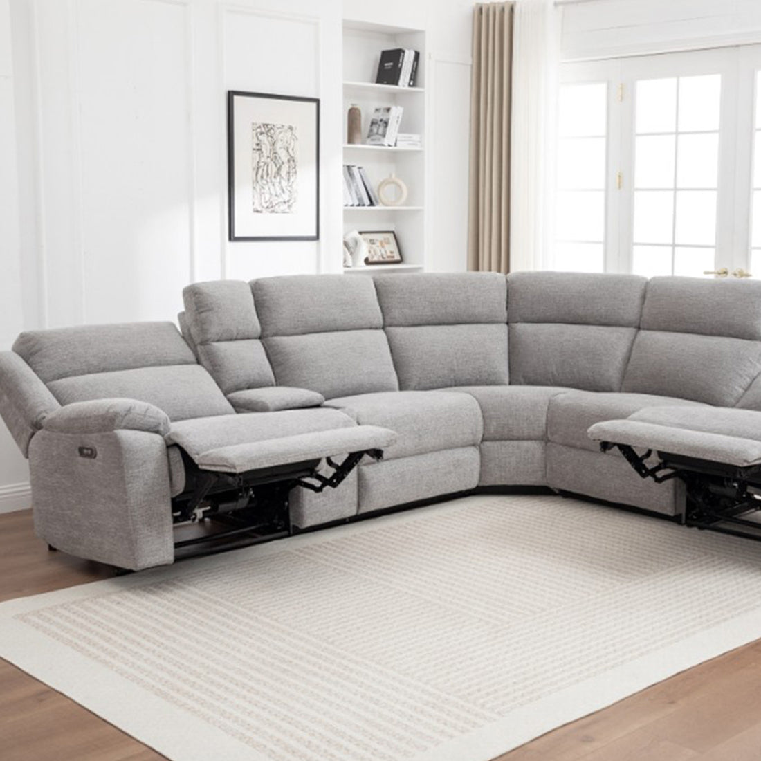 Darcy Lounge with Electric Recliners