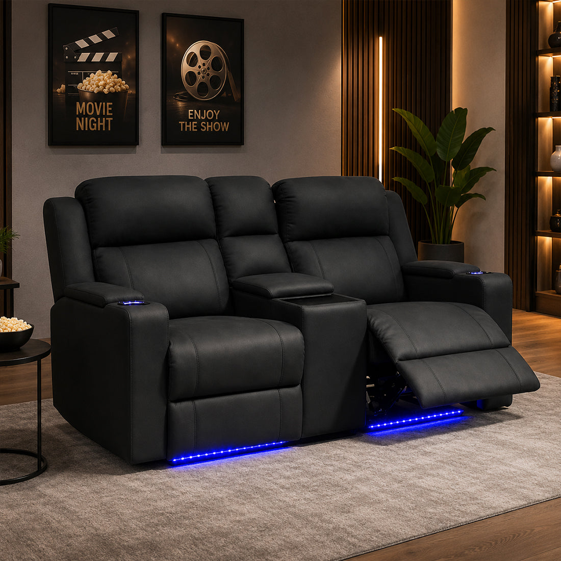 Austin 2 Seater with Electric Recliner