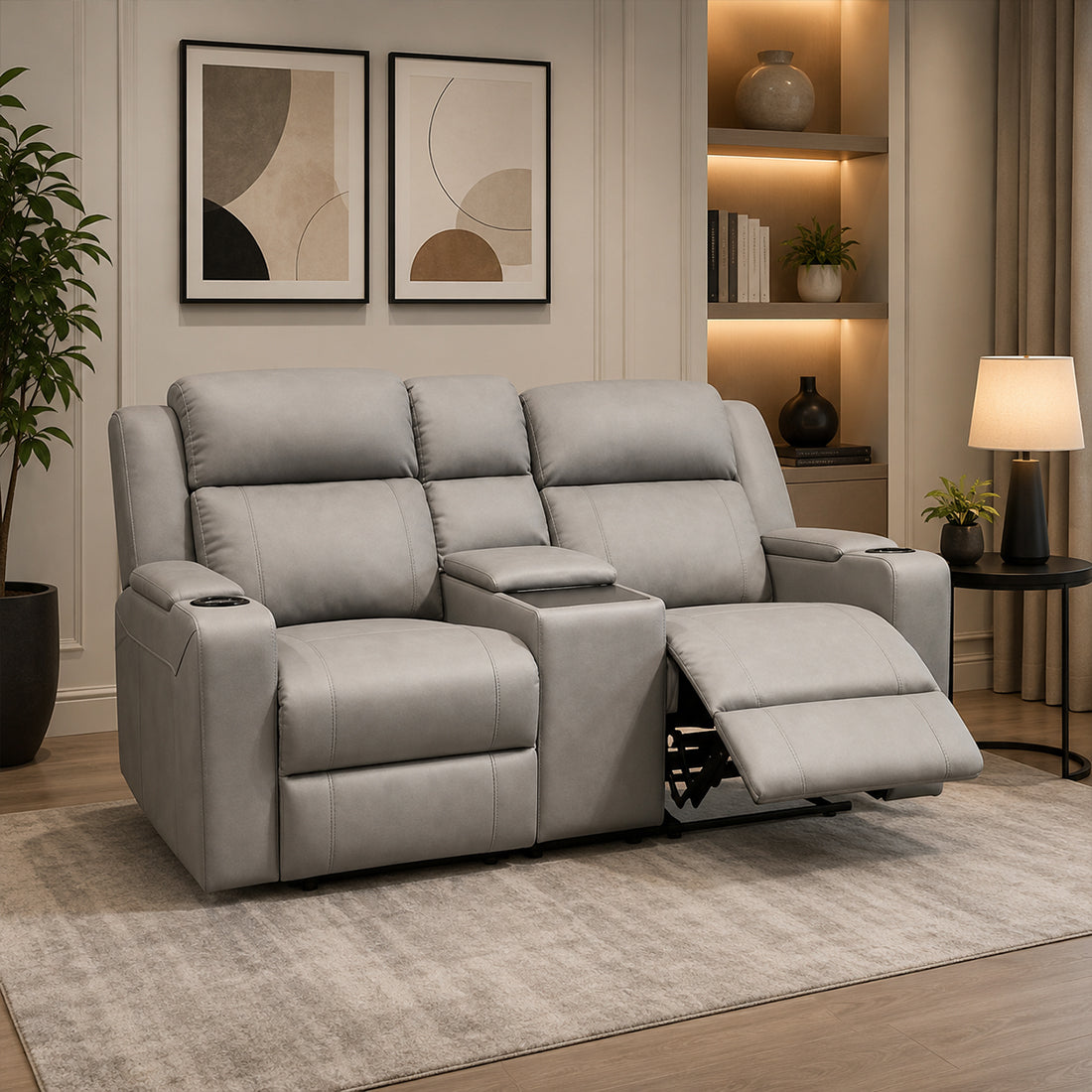 Austin 2 Seater with Electric Recliner