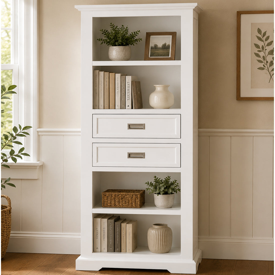 Coral Bookshelf