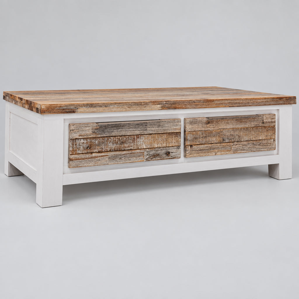 HOMESTEAD COFFEE TABLE WITH 2 DRAWER 130X70X40CM