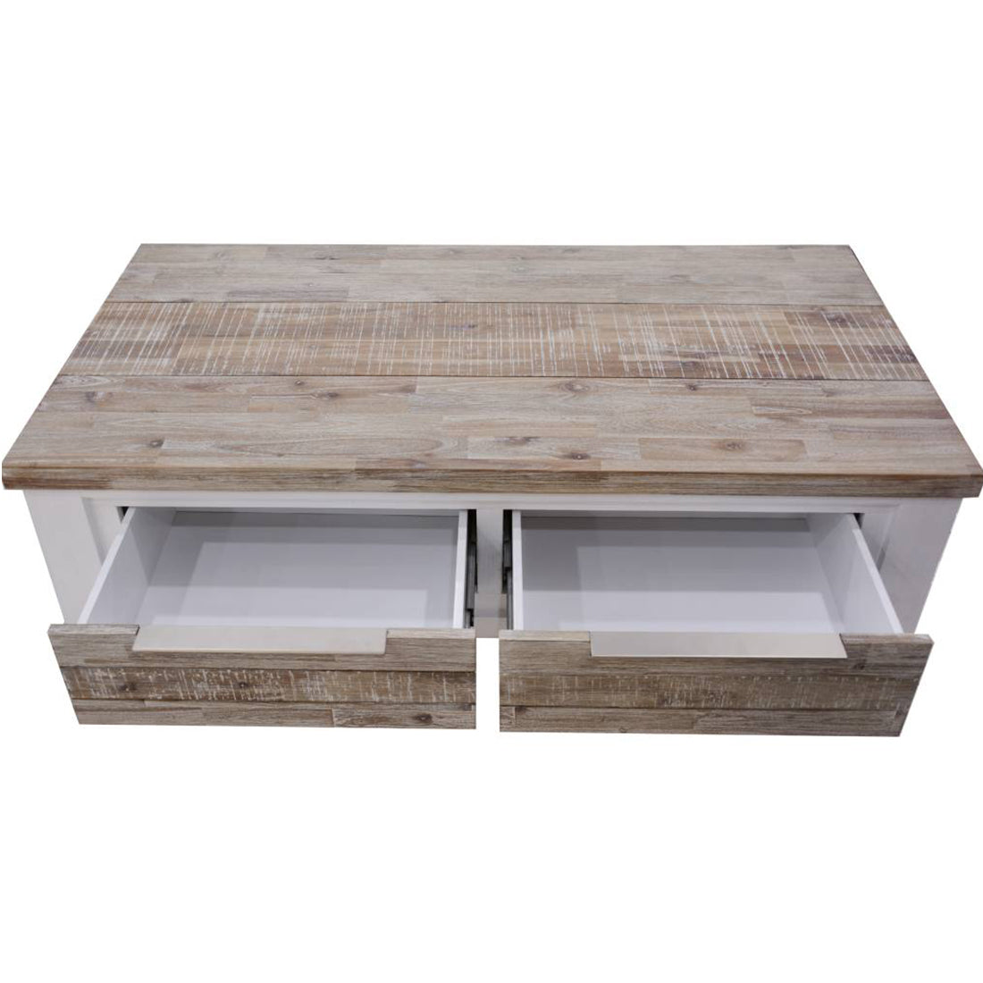 HOMESTEAD COFFEE TABLE WITH 2 DRAWER 130X70X40CM