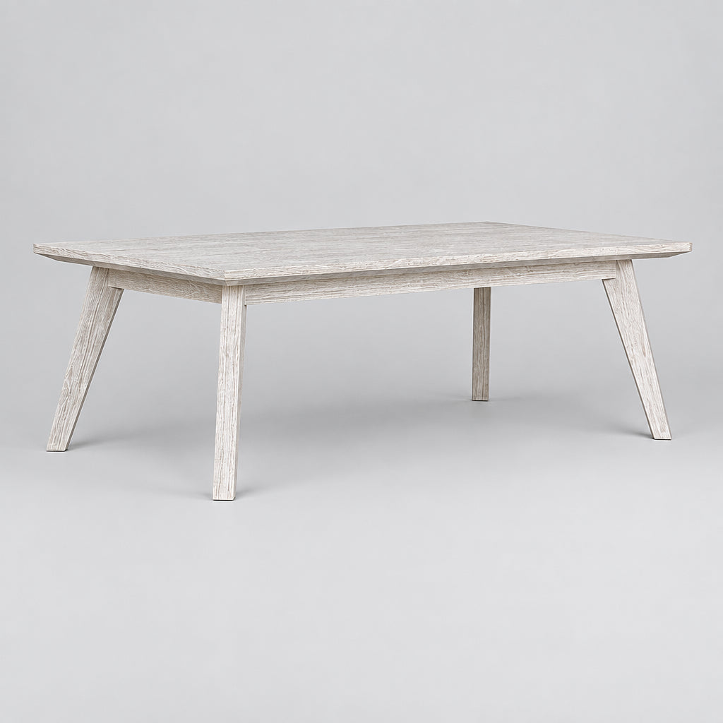 POLO COFFEE TABLE 120X60X40CM-BRUSHED WHITE