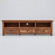 KENSINGTON PARQUETRY MKII TV UNIT 3 DRAWERS-OAK