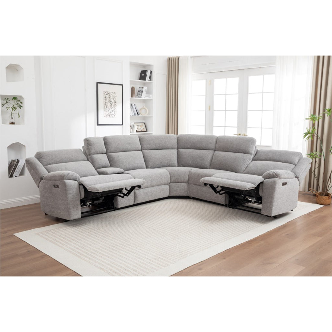 Darcy Lounge with Electric Recliners
