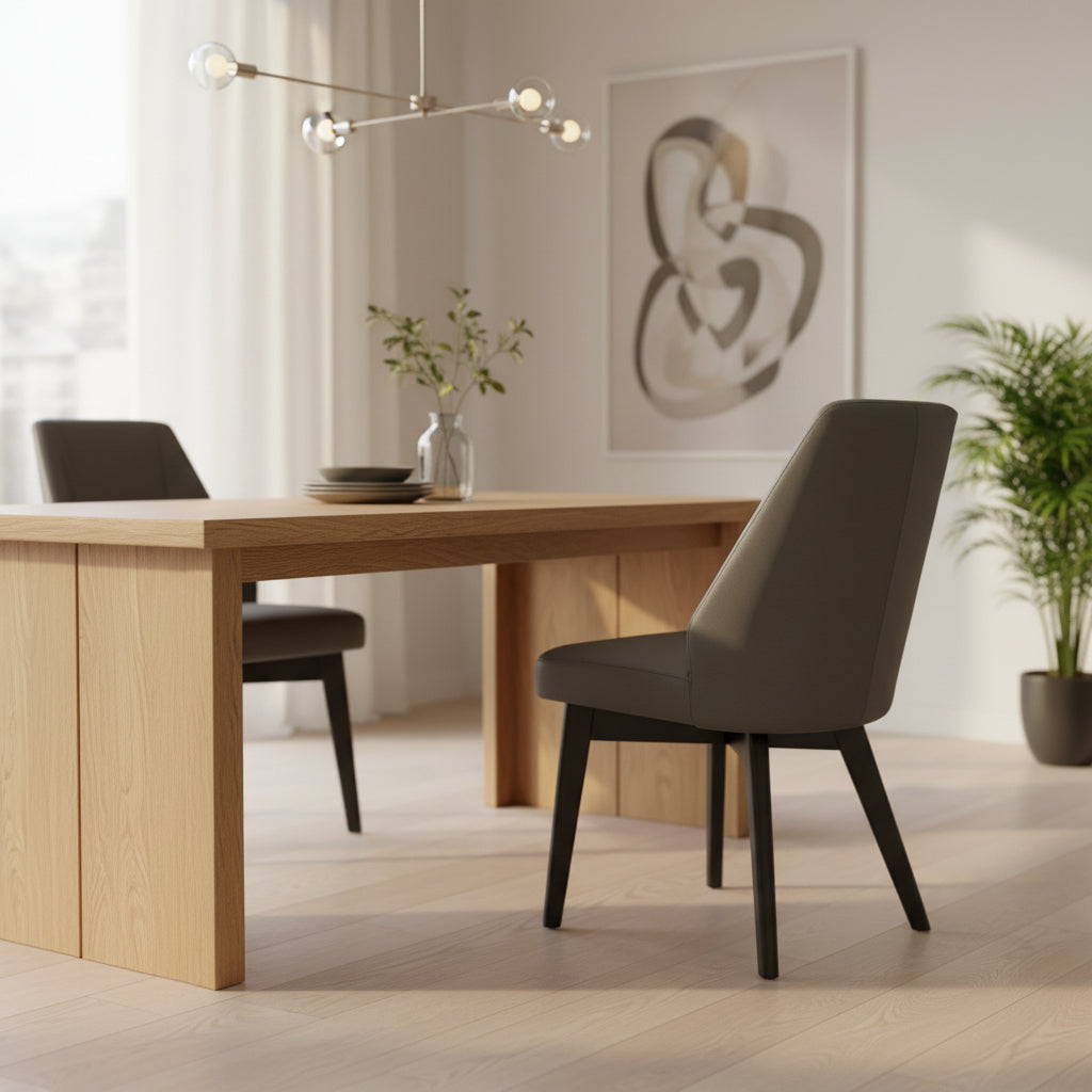 ROMA LEATHER DINING CHAIR