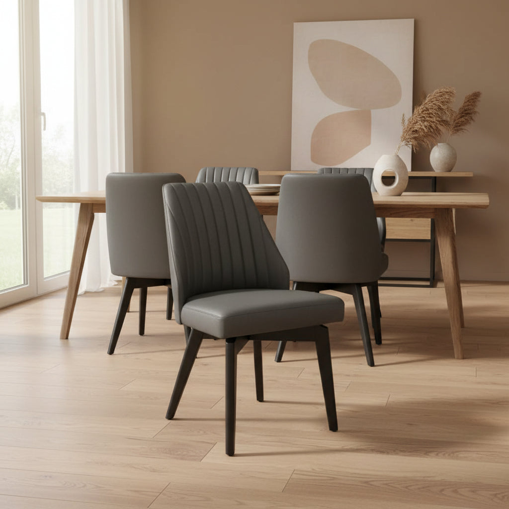 ROMA LEATHER DINING CHAIR