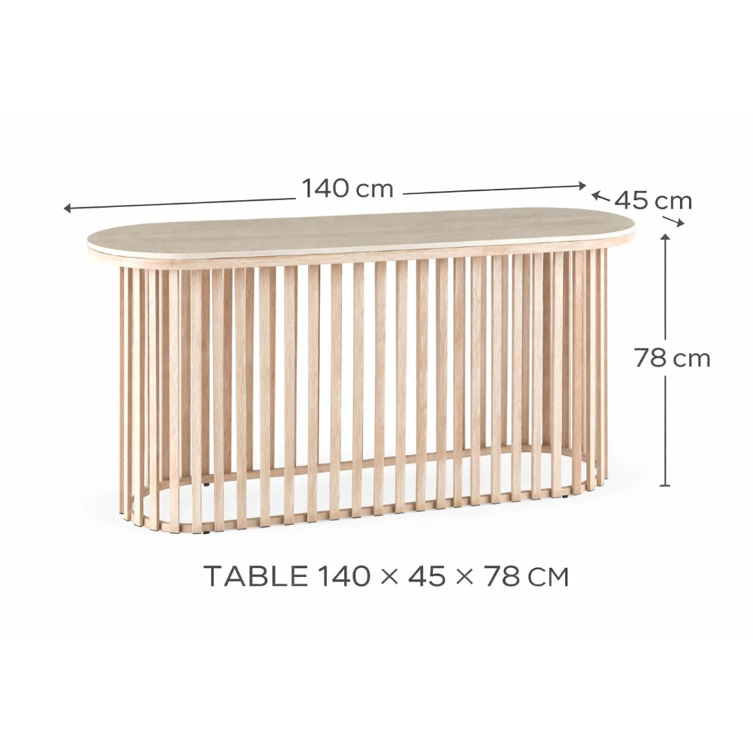 Sandra Range Hallway Table 140cm