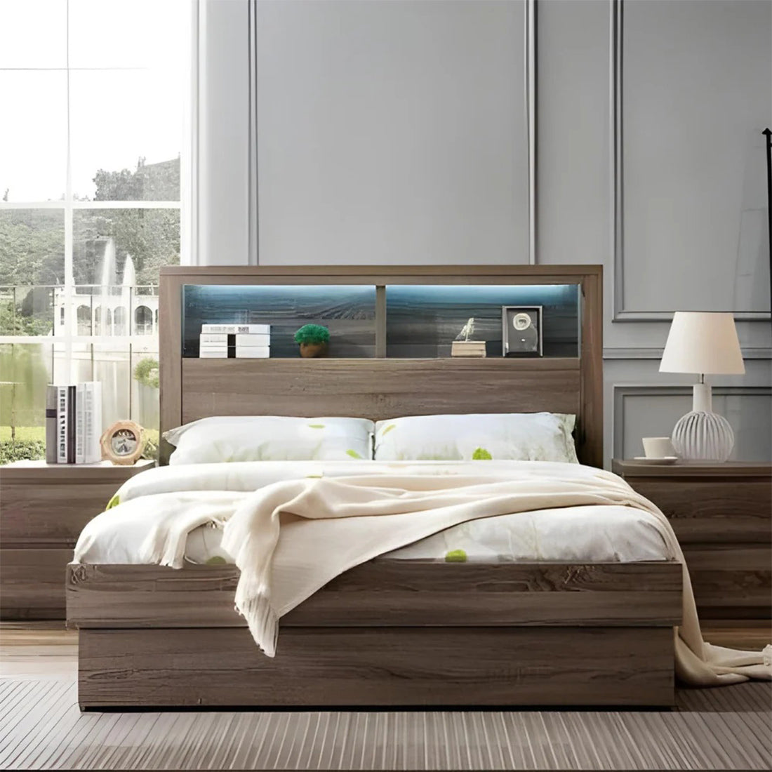 Brooklyn Bed with Gas Lift
