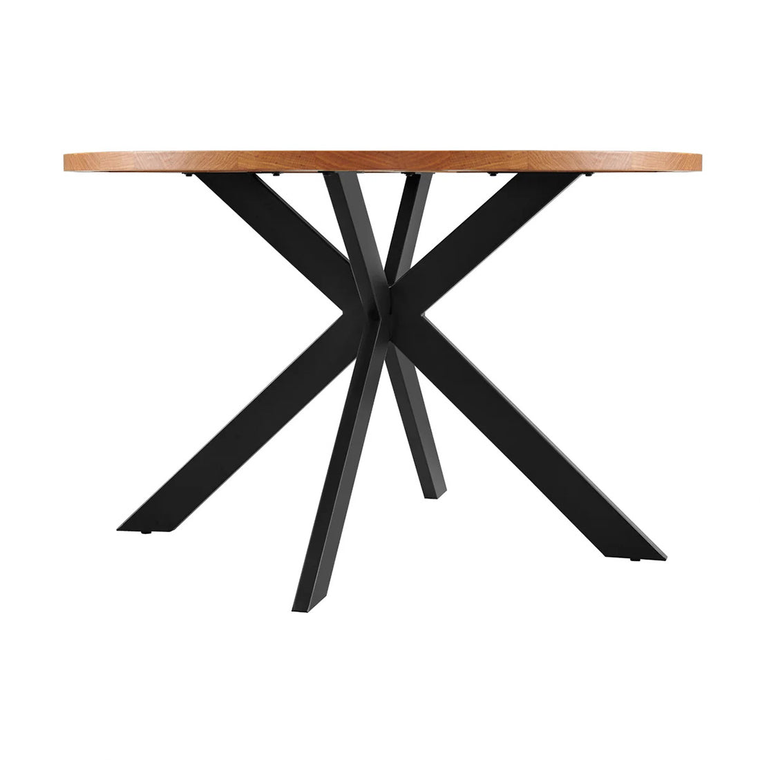 Bellagio 5pc Dining Set 120cm Round Table 4 Grey Chair