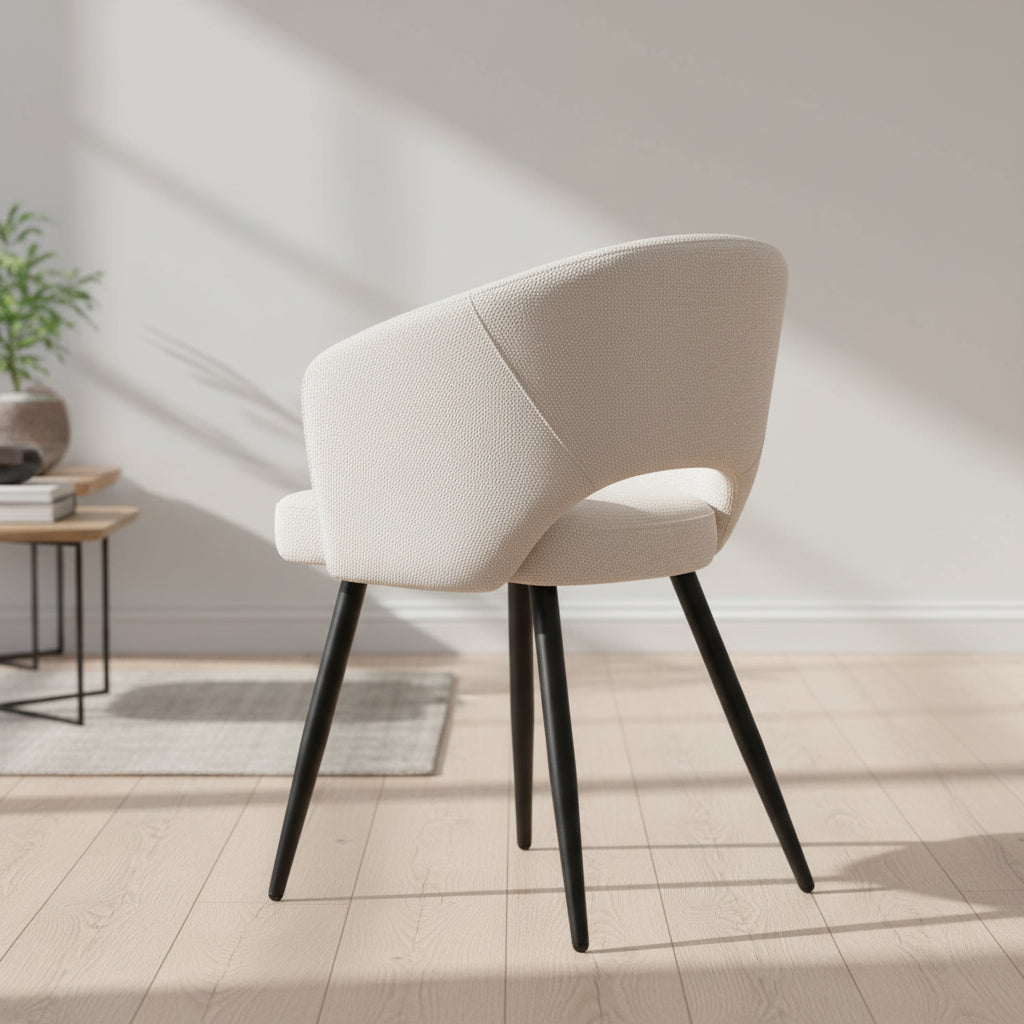 Bellagio 5pc Dining Set 120cm Round Table 4 Beige Chair