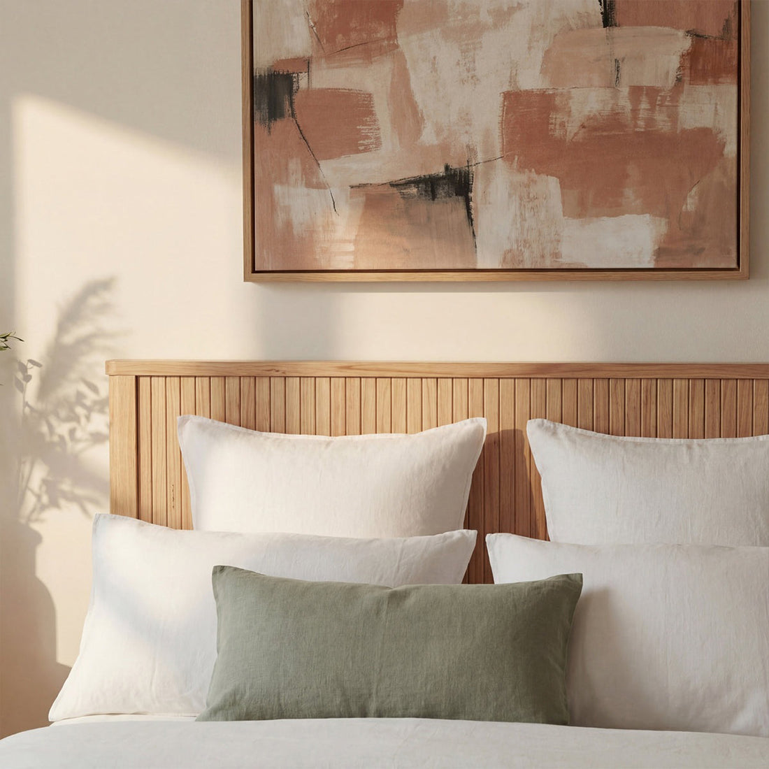 Avalon King Bed Frame Natural