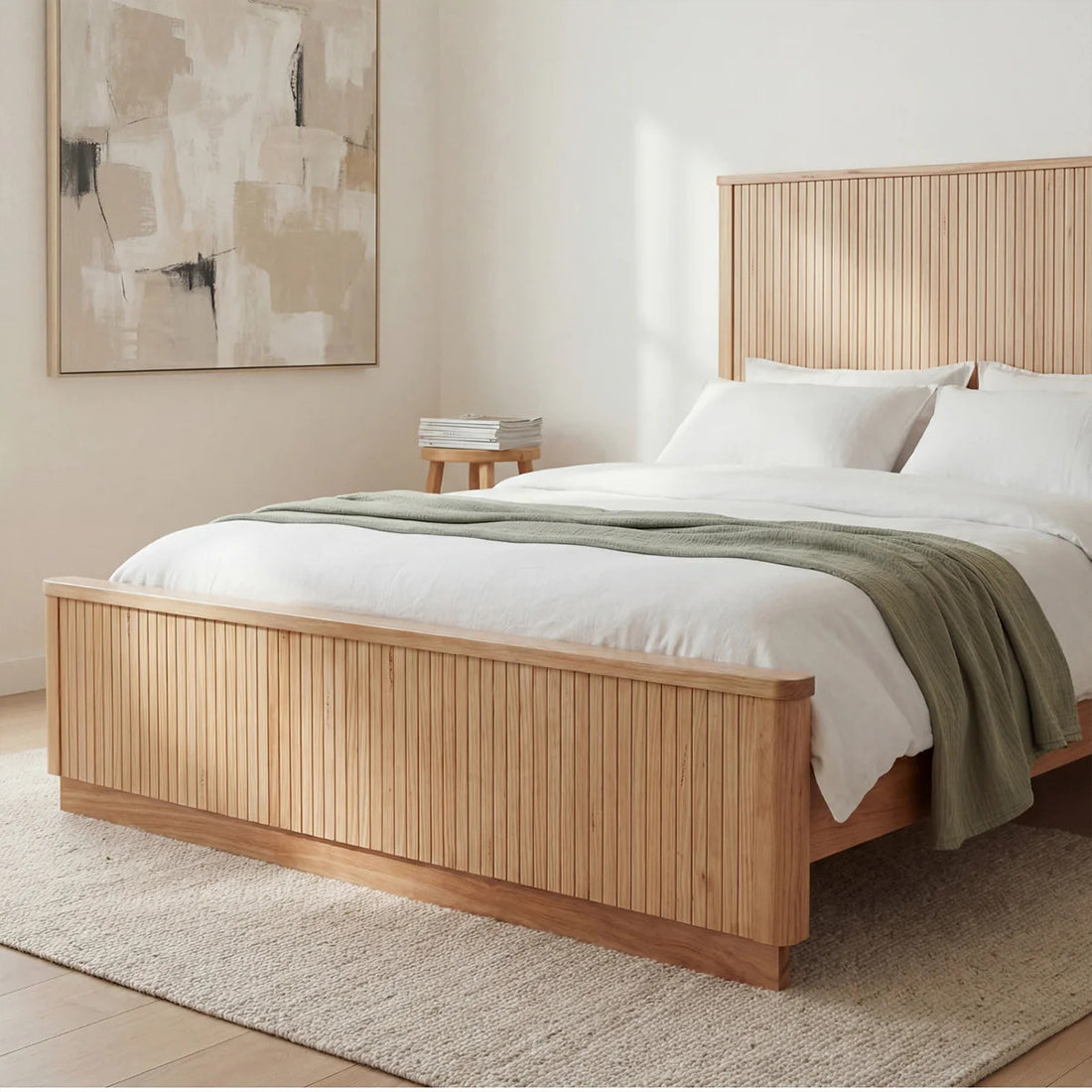 Avalon Queen Bed Frame Natural