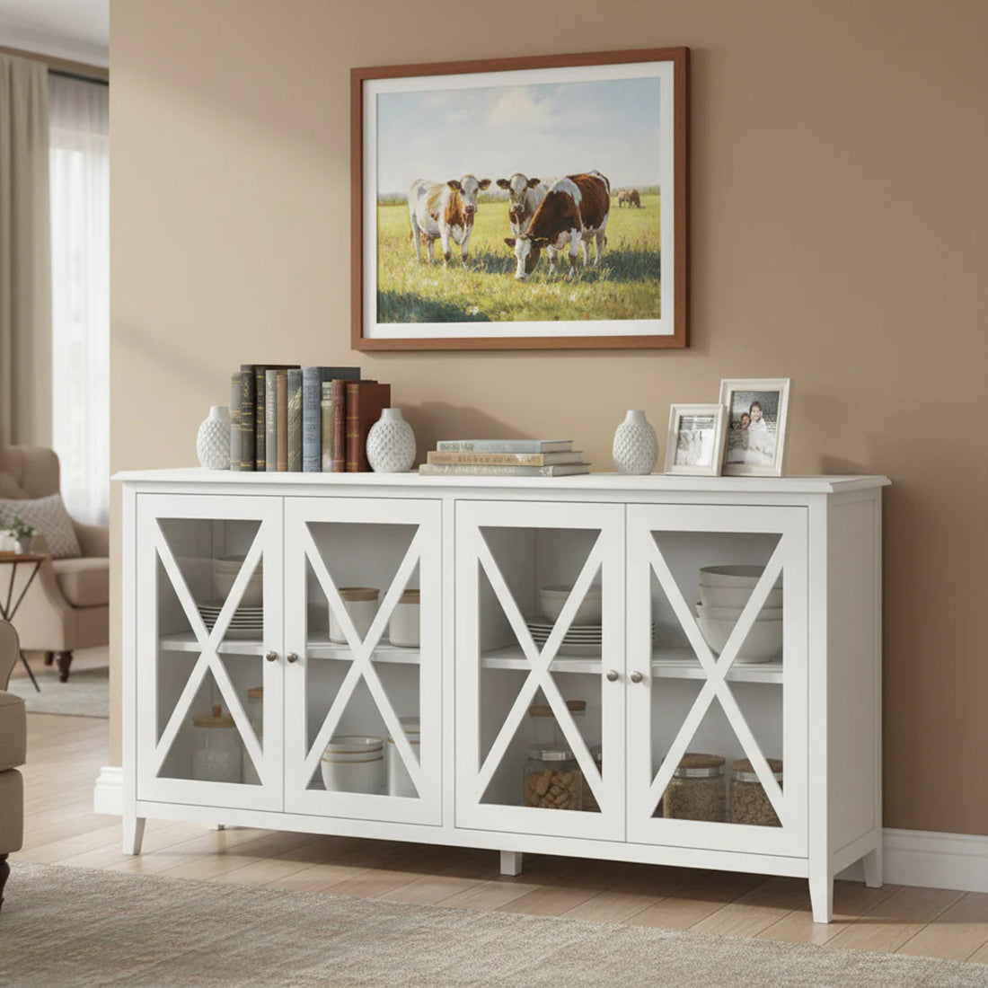 Hampton Glass Buffet
