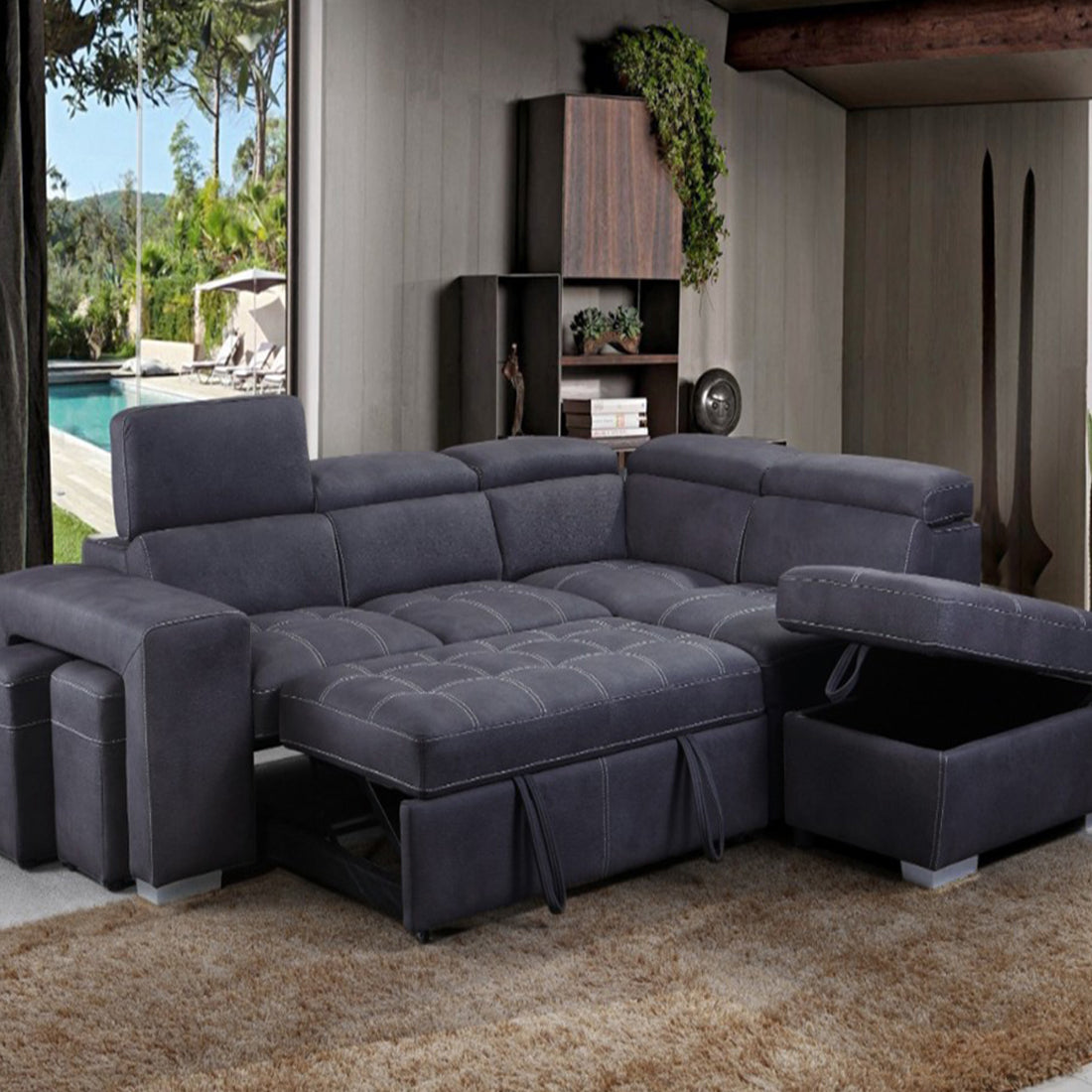 Pristine Lounge with PullOut sofabed