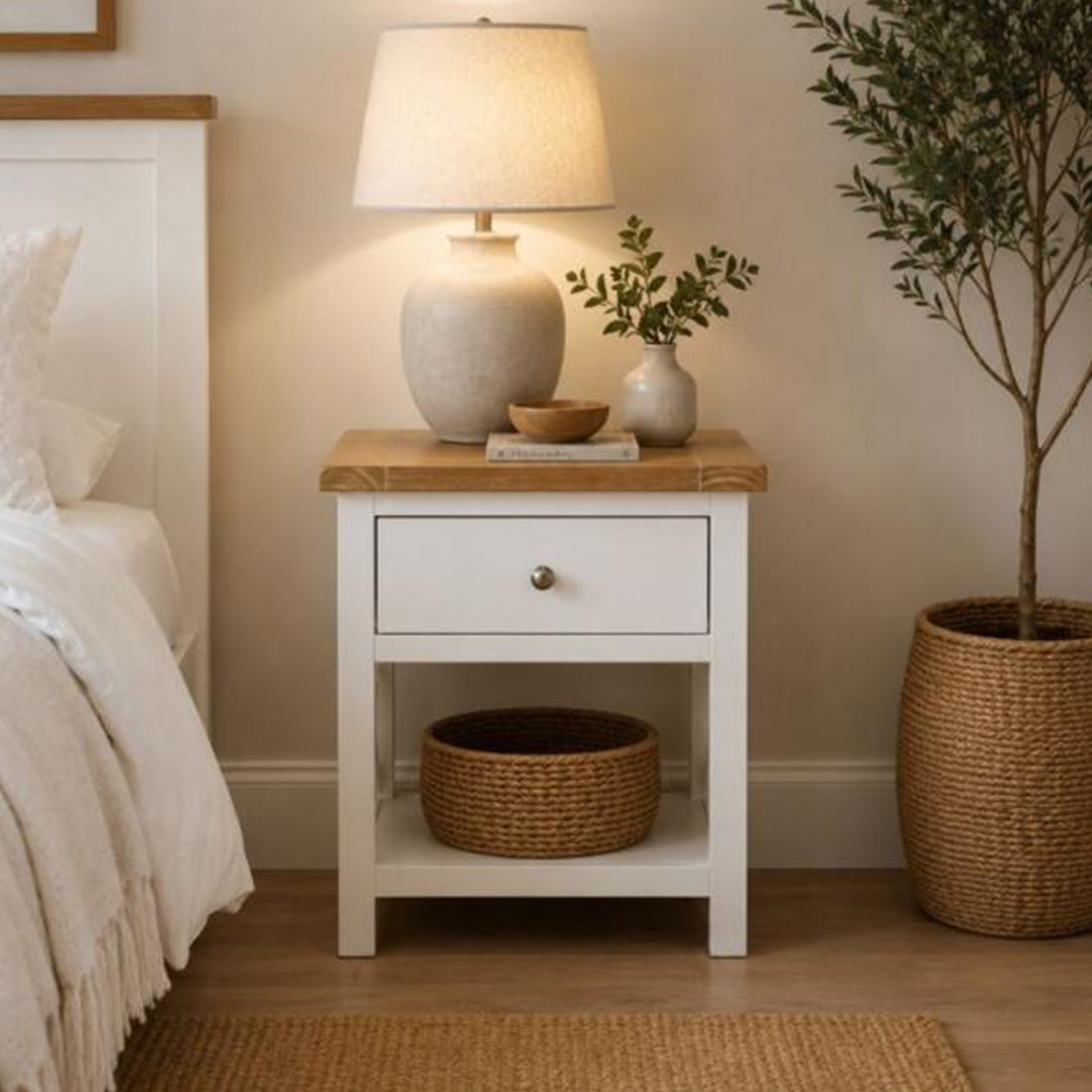 Shellwood 1 DRW Bedside Table