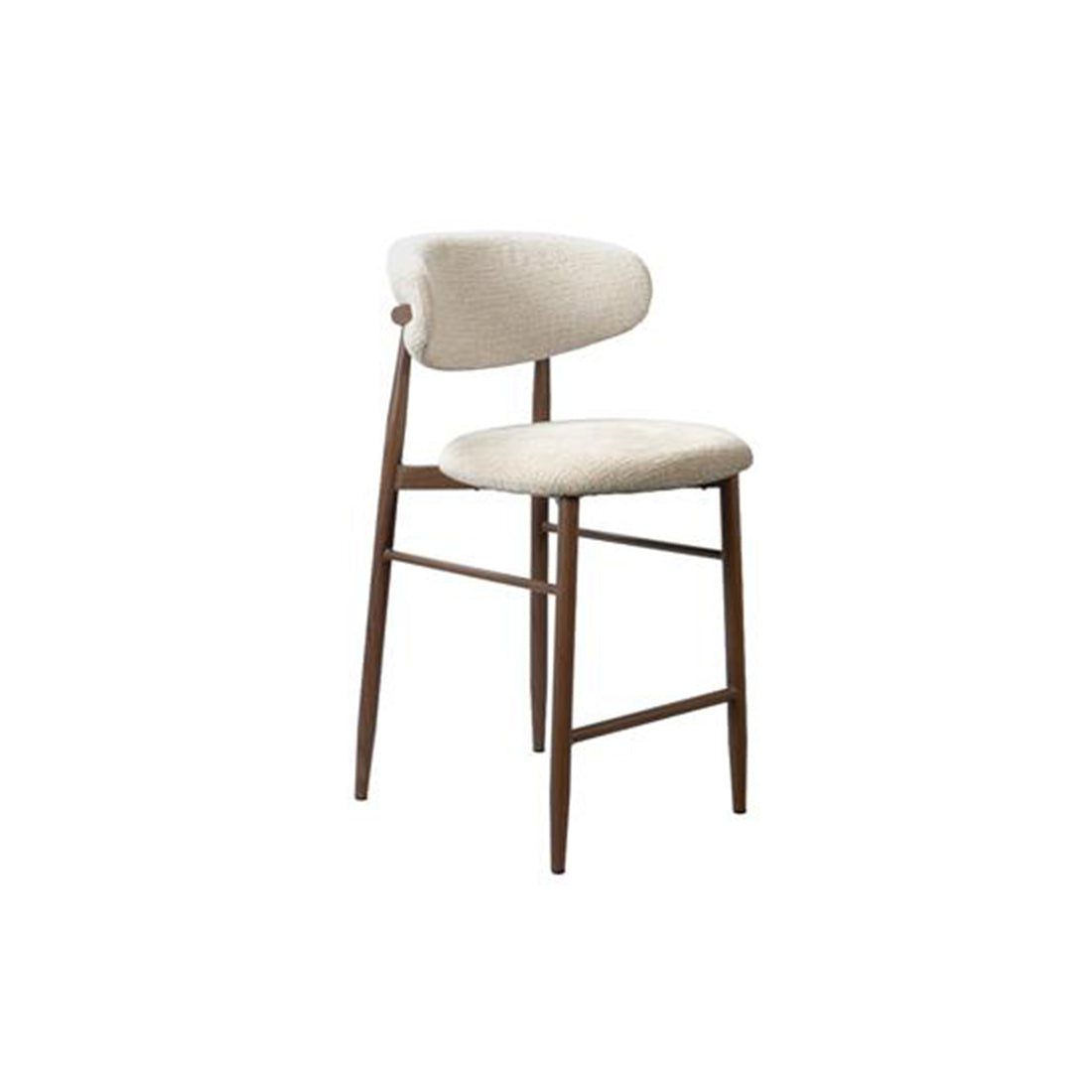 COTSWOLD BAR CHAIR-WALNUT/BEIGE