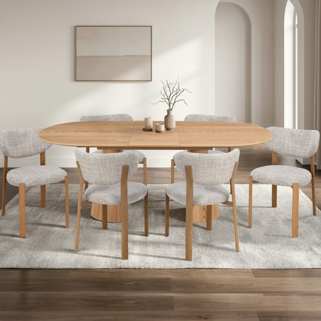 LOXLEY DIN TABLE AND 6XCHAIRS KIT