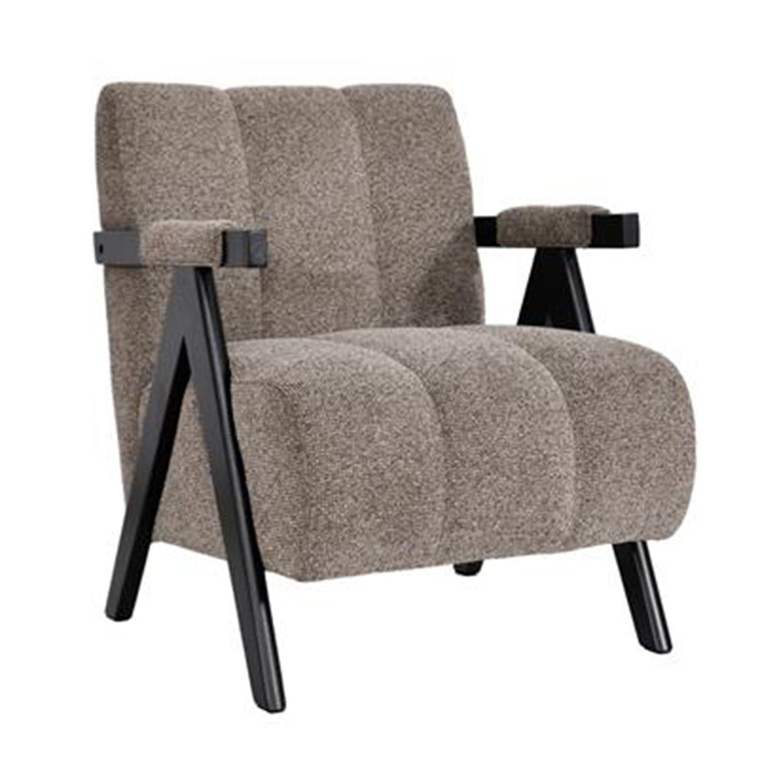Atlas Fab Accent Chair + Stool