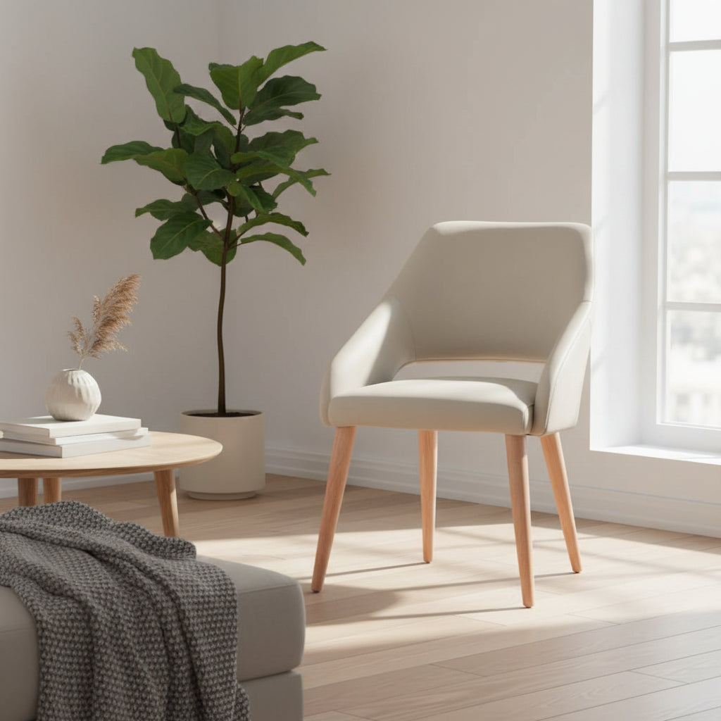 RICO LEATHER DIN CHAIR