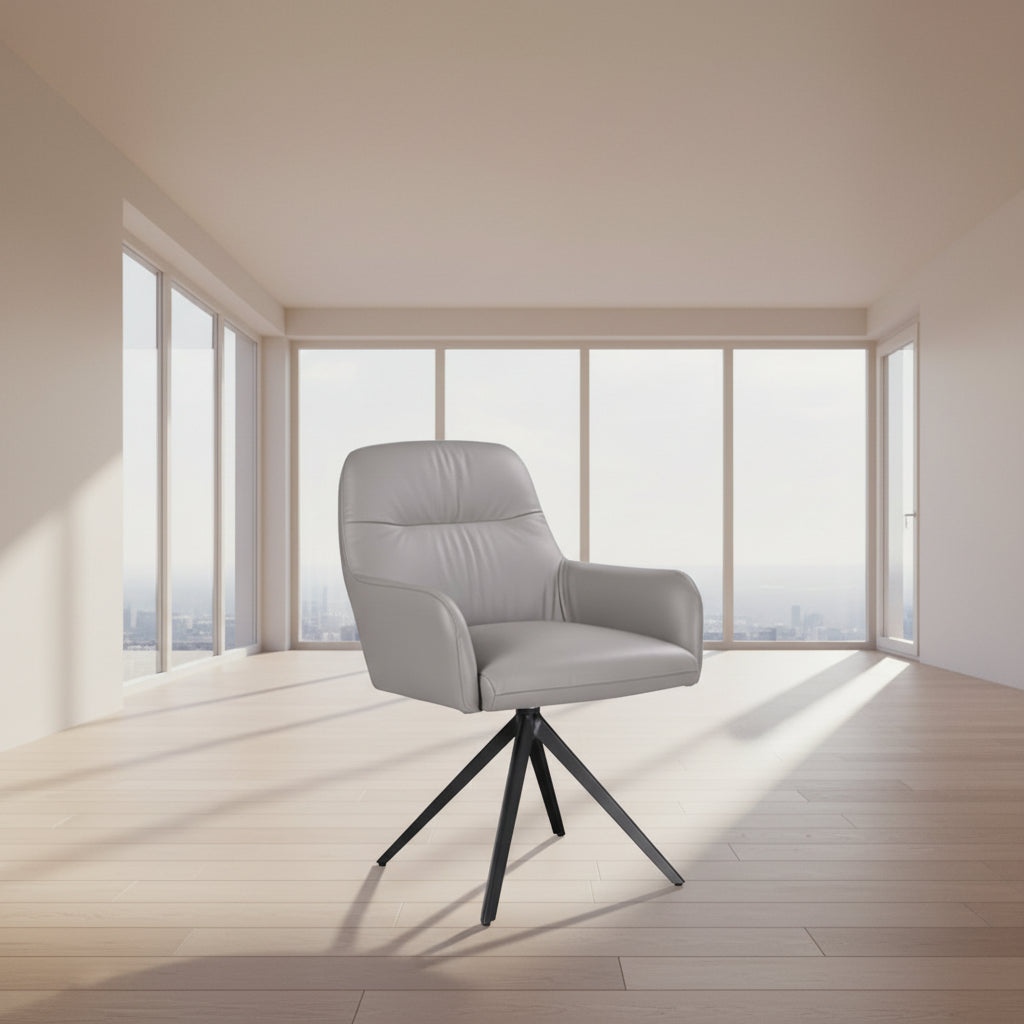 CALVIN LEATHER SWIVEL CHAIR