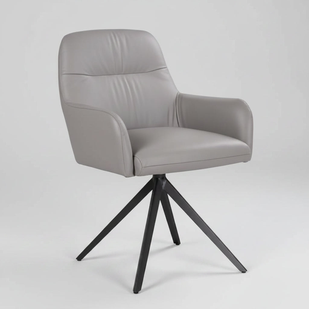 CALVIN LEATHER SWIVEL CHAIR