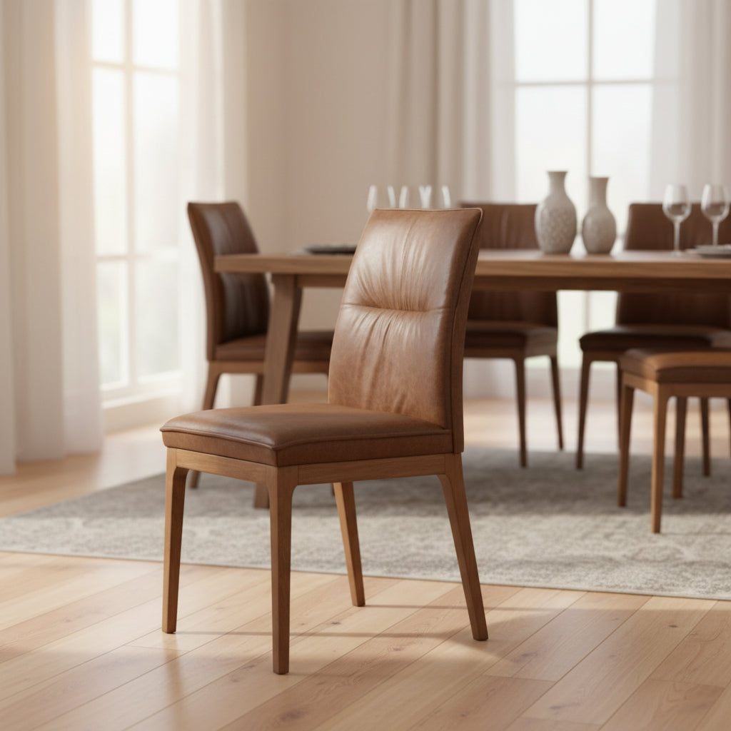 ATHERTON LEATHER DIN CHAIR