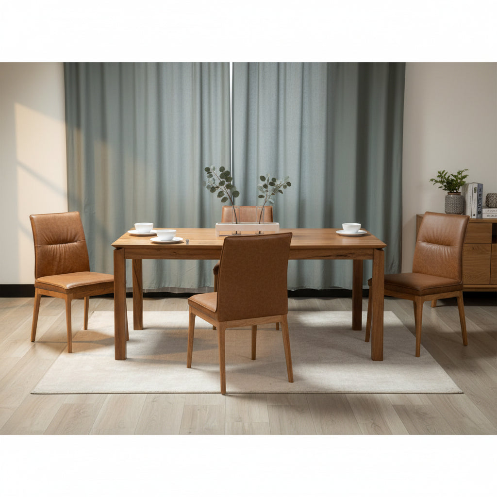 ATHERTON LEATHER DIN CHAIR