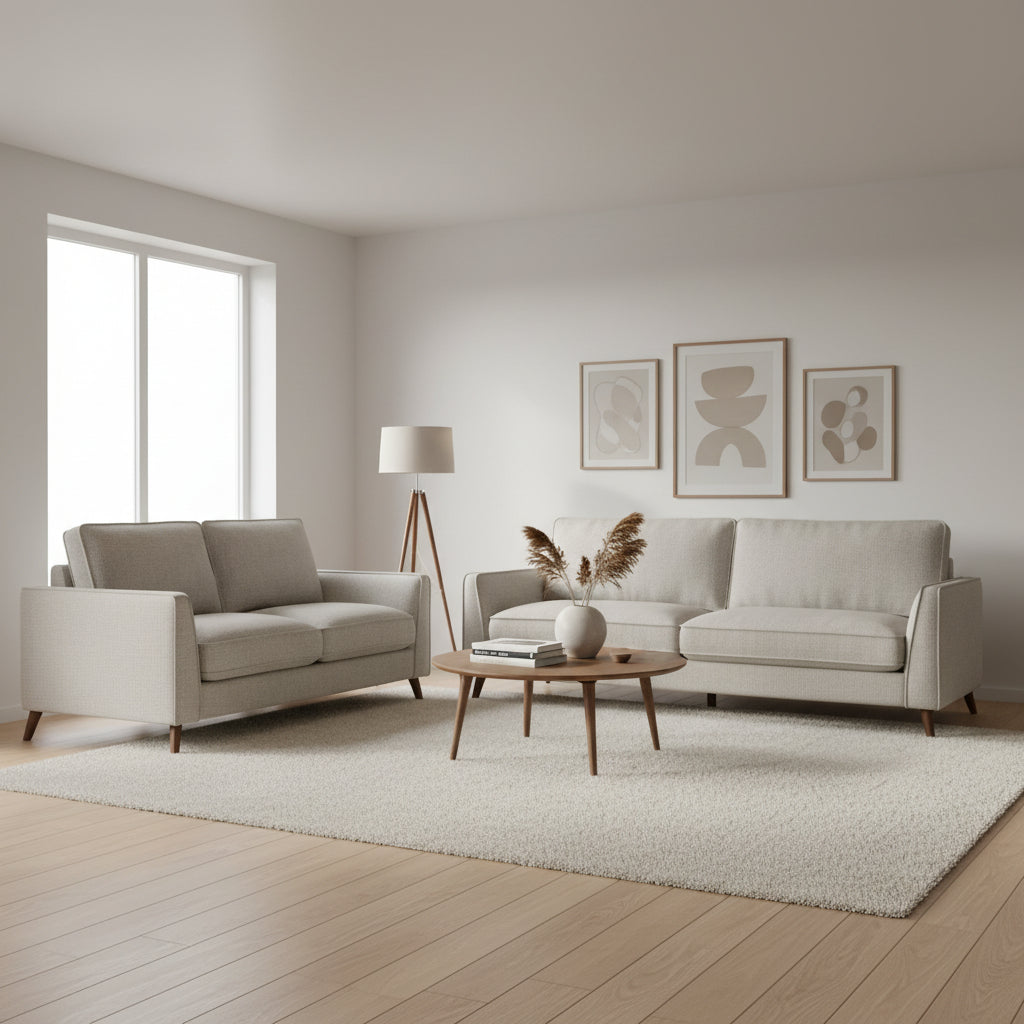 ALEX FAB 3S+2S SOFA SET-GLACIER
