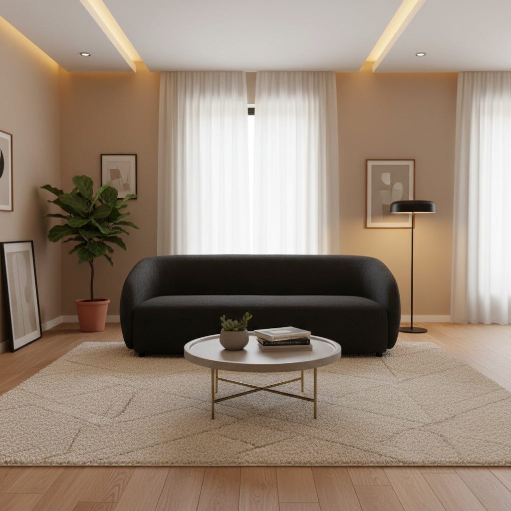 ASPEN BOUCLE 3SEATER SOFA