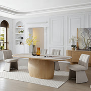 RAVELLE 7PC DINING SET 220CM TABLE WITH 6 CHAIRS